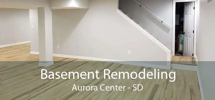 Basement Remodeling Aurora Center - SD