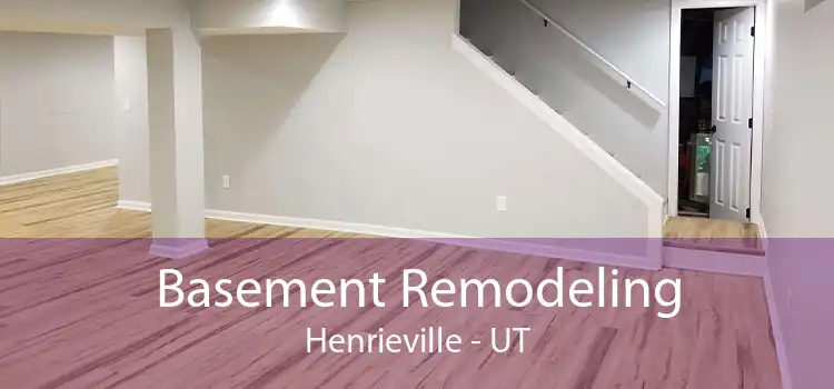 Basement Remodeling Henrieville - UT