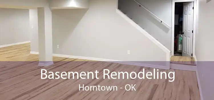 Basement Remodeling Horntown - OK