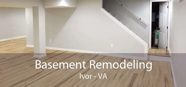 Basement Remodeling Ivor - VA