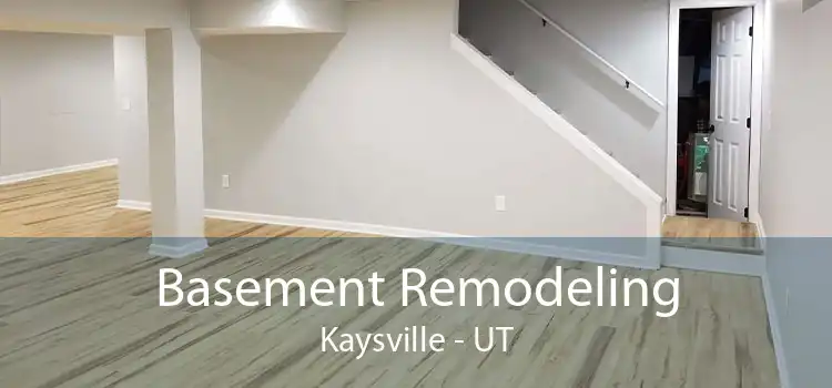 Basement Remodeling Kaysville - UT