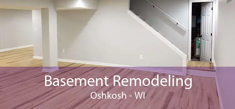 Basement Remodeling Oshkosh - WI