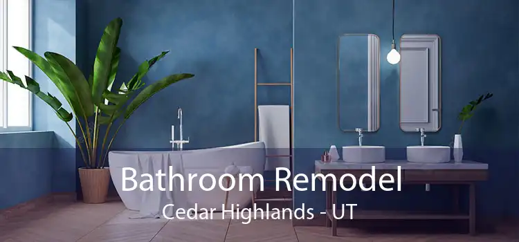 Bathroom Remodel Cedar Highlands - UT