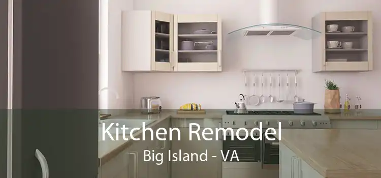 Kitchen Remodel Big Island - VA