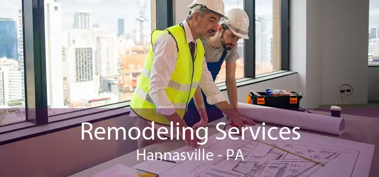 Remodeling Services Hannasville - PA